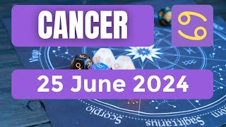 Cancer horoscope  Cancer Horoscope for Today 25 June 2024 [upl. by Iniffit]