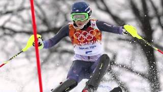 Mikaela Shiffrin makes Olympic history [upl. by Gerrilee235]