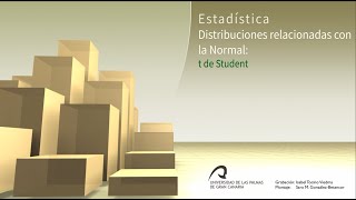 Estadística  Distribución t de Student [upl. by Carlynne]