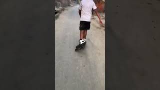 Oxelo Inline Skating😱🥶🤯skate rollerskating shorts brotherskating inlineskating [upl. by Drarehs]