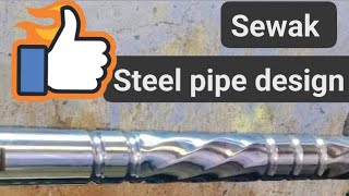 how to make ss pipe rinkal and design easy step what is pipe threading machine steel pipe [upl. by Corydon]