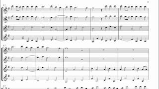 Händel Hornpipe freesheet music [upl. by Treve744]