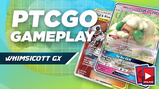 Whimsicott GX Deck  PTCGO Gameplay Sword amp Shield [upl. by Edyaj]