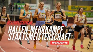 Highlights Damen Fünfkampf  Mehrkampf Staats  Indoor 2024 [upl. by Imyaj]