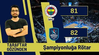 Fenerbahçe Beko 8182 Anadolu Efes Final Serisi 3 Maç Sonu Şampiyonluğa Rötar [upl. by Comethuauc]