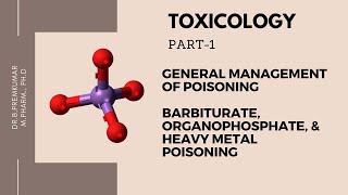 Toxicology Part1General principles of treatment of poisoning [upl. by Raphael]