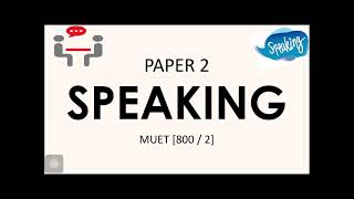 MUET Speaking l Everyday English Treats [upl. by Ymiaj]