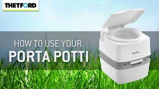 How to use your Thetford Porta Potti [upl. by Arihk]