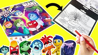 Inside Out 2 GIANT Coloring Activity Pad with Anxiety Joy Envy Anger [upl. by Notsnorb294]