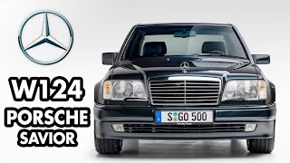 W124 Mercedes E500  The Benz that saved PORSCHE from going BROKE Detailing [upl. by Enellek349]