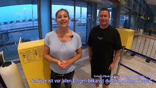 VBlog Goldstrand Opening 2024 mit Tina Teil 12 Abschied am Airport Varna feat Schürze [upl. by Anairb]