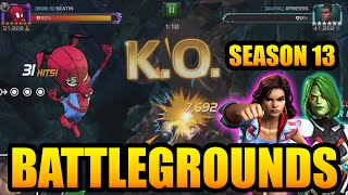 New Battlegrounds Season  FINALLY UPLOADING WHALE ACCOUNT GAMEPLAY  Marvel Contest Of Champions [upl. by Aroled]