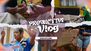 Productive Vlog  Getting Things Done  unboxing vlogs lifeafter50 shorts cleaningmotivation [upl. by Murtagh]