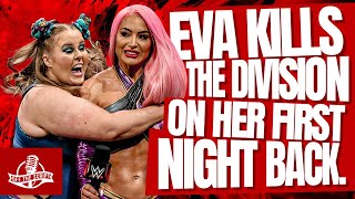 WWE Raw 61421 Review Eva Maries WWE Raw DEBUT Embarrasses Womens Wrestling [upl. by Ynafit823]