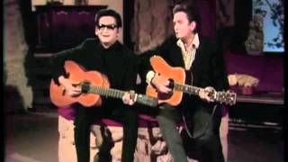 Roy Orbison amp Johnny Cash quotOh Pretty Womanquot Live on The Johnny Cash Show 1969 [upl. by Aneeram]