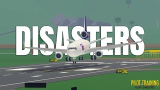 Recreating AVIATION DISASTERS in Roblox PTFS [upl. by Oicnevuj]