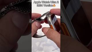 Apple Watch Ultra 2 with Titanium Milanese Band First Look amp Review🖤 shorts trending apple tech [upl. by Nollie]