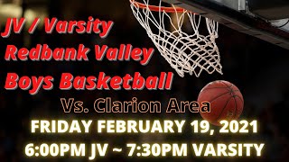 Redbank Valley Varsity BOYS vs Clarion Area [upl. by Varian880]