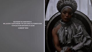 Queen Ramonda Black Panther Wakanda Forever  Twixtor Scene Pack 1080p HD [upl. by Lulita595]