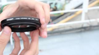 Tiffen Variable ND Filter Review and Footage [upl. by Allimaj]