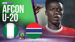 Nigeria vs Gambia  AFCON U20 HIGHLIGHTS  03062023  beIN SPORTS USA [upl. by Ellen]