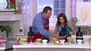 Yonanas Elite Frozen Treat Maker with Recipes on QVC [upl. by Harwilll314]