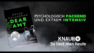 PREMIUM CRIME  Buchtrailer zu »Dear Amy« von Helen Callaghan [upl. by Marlea257]