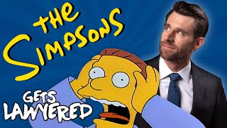 Real Lawyer Reacts to The Simpsons Itchy amp Scratchy Trial [upl. by Ewnihc546]