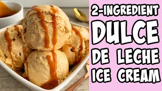 Dulce De Leche Ice Cream Recipe tutorial Shorts [upl. by Seuqcaj]