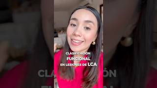 Clasificación de LCA✅ ligamentocruzadoanterior lca fisioterapia lesionesdeportivas [upl. by Glanville]