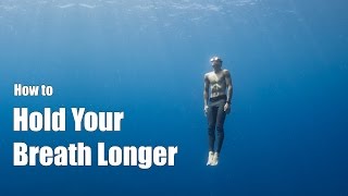 How to Hold Your Breath Longer a freediving tutorial from a professional freediver [upl. by Erikson]