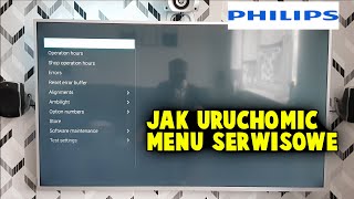 Jak Uruchomić Menu Serwisowe Na Telewizorze Philips  Sprawdź [upl. by Beaufert13]