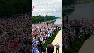 Thousands Sing The National Anthem At Prayer March 2020 nationalanthem freedom revival [upl. by Marilee744]