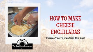 Easy Cheese Enchilada Recipe [upl. by Rasec858]