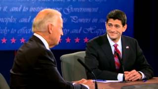 Vice Presidential Debate 2012 Joe Biden Laughs at Paul Ryans Malarkey on Foreign Policy [upl. by Madalyn28]