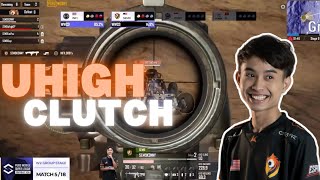 SEM9 PMSL 2024 SPRING WEEK 2 DAY 2  UHIGH CLUTCH [upl. by Ahsimac]