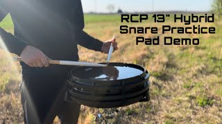 RCP 13” Hybrid Snare Drum Practice Pad Demo [upl. by Mavra]