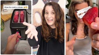 Debunking viral TIK TOK videos  How To Cook That Ann Reardon [upl. by Anisamoht]