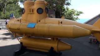 Jacques Cousteau first submarine  Anorep 1  Oceanographic Museum in Monaco [upl. by Meedan]