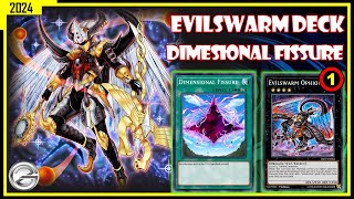 EVILSWARM DECK WITH DIMESIONAL FISSURE GAMEPLAY JANUARY 2024  YUGIOH DUEL LINKS [upl. by Gideon]