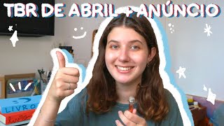 tbr de abril  anúncio de aniversário 🥳 [upl. by Yud]