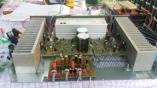 2x100w High End audio AMPLIFIER diy hifi amplificator schematic circuit class A B no tube 1 [upl. by Ennasil]