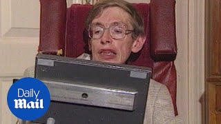 Stephen Hawking talks about A Brief History of Time in 1992  Daily Mail [upl. by Otineb]