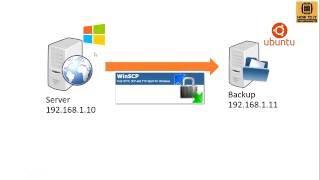 คลิปที่0062การใช้งาน WinSCP เพื่อ backup ข้อมูลไปยัง linux [upl. by Lleoj]