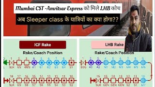 Big Update 🇮🇳 First 🥇 TIME 11058 Amritsar  Mumbai CST Express को मिले LHB coach ll [upl. by Vickie]