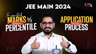 Expected Marks vs Percentile Session1 😱 Application Process Session2  JEE Main 2024  ALLEN [upl. by Yditsahc]