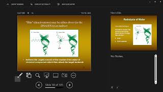 Radiolysis of water and Target Theory [upl. by Diraj699]