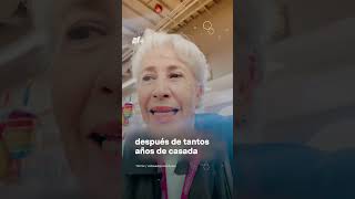 Abuelita de 75 años feliz tras divorciarse  N tiktokera nmas [upl. by Tenahs]