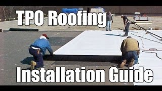 quotHow to Install TPO Roofingquot by RoofRepair101 [upl. by Josy]