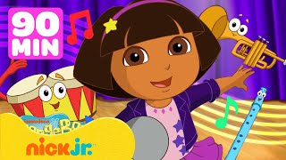 Dora la Exploradora  ¡Maratón musical con Dora la Exploradora  Nick Jr en Español [upl. by Clemmie]